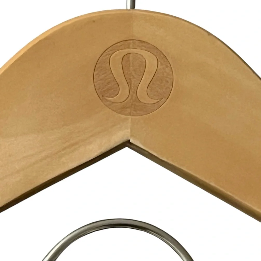 Lululemon Wooden Clothing Hangers (set of 3)
